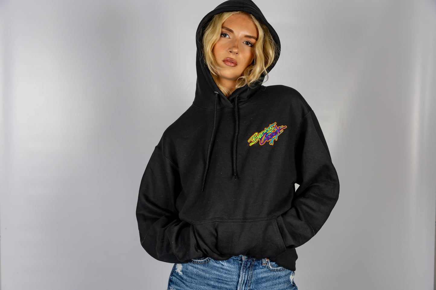 Black Budds Creek Logo Hooded Sweatshirt